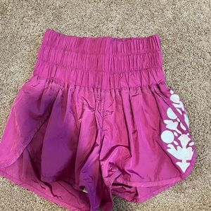 Free People Magenta “ The Way Home” shorts. Size XS
